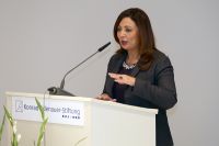 Mme Bouchamaoui à Berlin :  La «société civile tunisienne est l'antidote et l’alternative à toutes les formes de terrorisme »