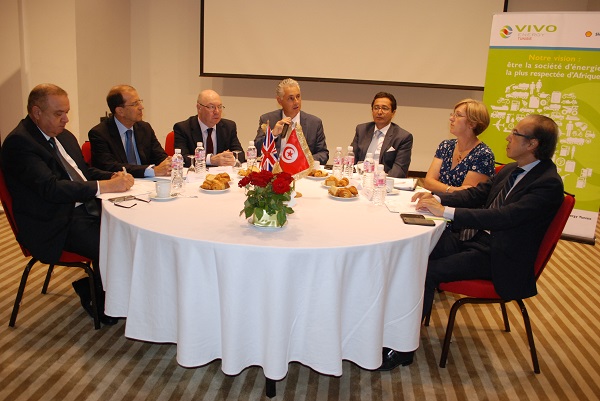 La Chambre de Commerce Tuniso-britannique  reçoit le Ministre britannique Alistair Burt 