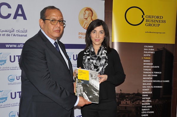 Accord entre l’UTICA et Oxford Business Group  pour l’édition de “The Report : Tunisia 2018”