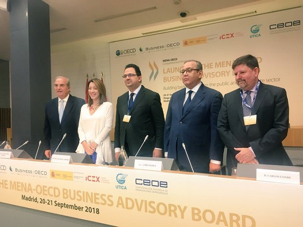 Le Président de l’UTICA participe à Madrid au   lancement du Conseil Consultatif MENA-OCDE des Affaires