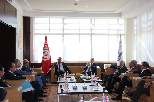Séance de travail avec l'ambassadeur de Tunisie auprès de l'Union européenne