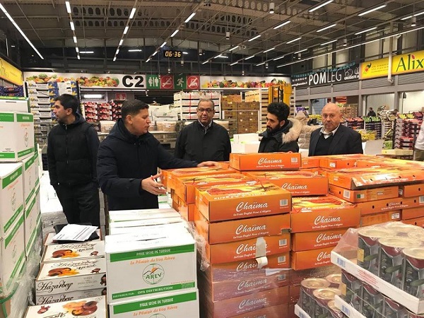M. Majoul visite le marché de Rungis à Paris