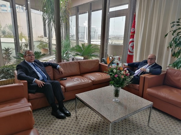 Le Président de l’UTICA  rencontre le Gouverneur de la Banque Centrale  de Tunisie 