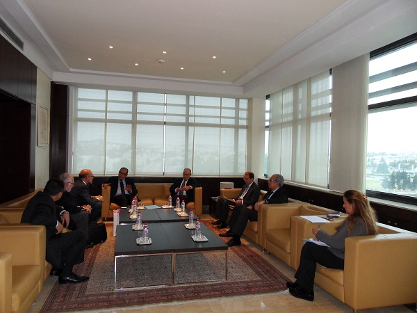 M. Samir Majoul s’entretient avec l’ambassadeur d’Espagne