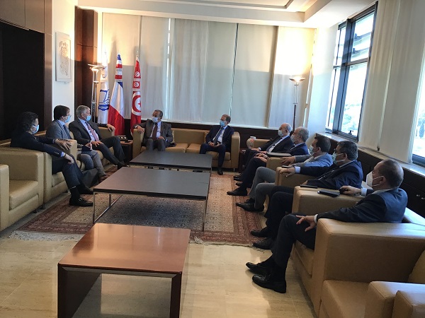 M. Samir Majoul reçoit l’Ambassadeur de France en Tunisie
